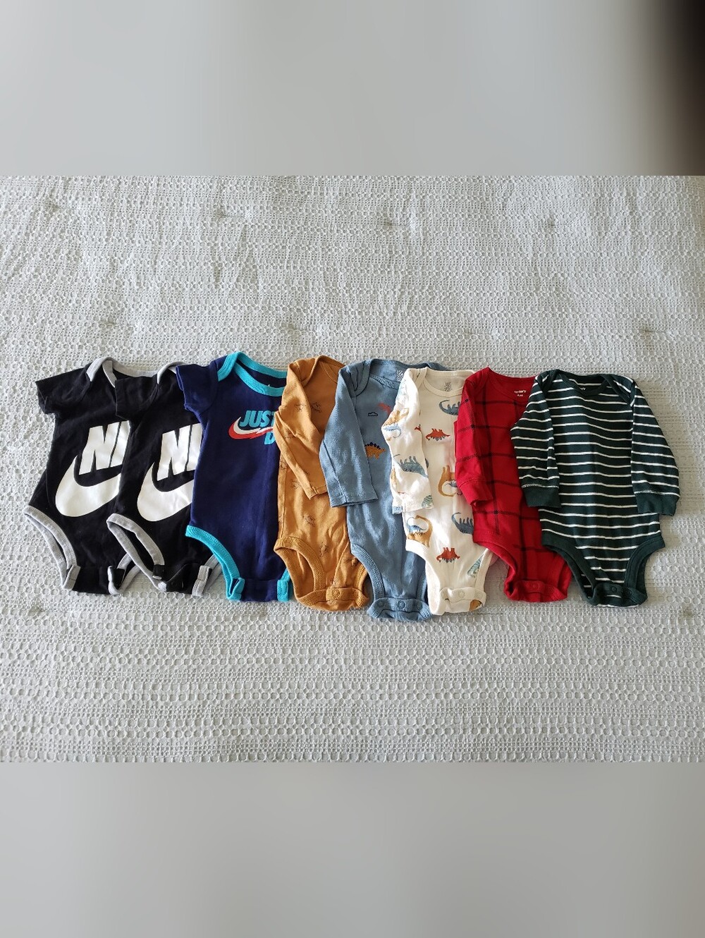 Baby Boy Onesies Set (8 Pieces)